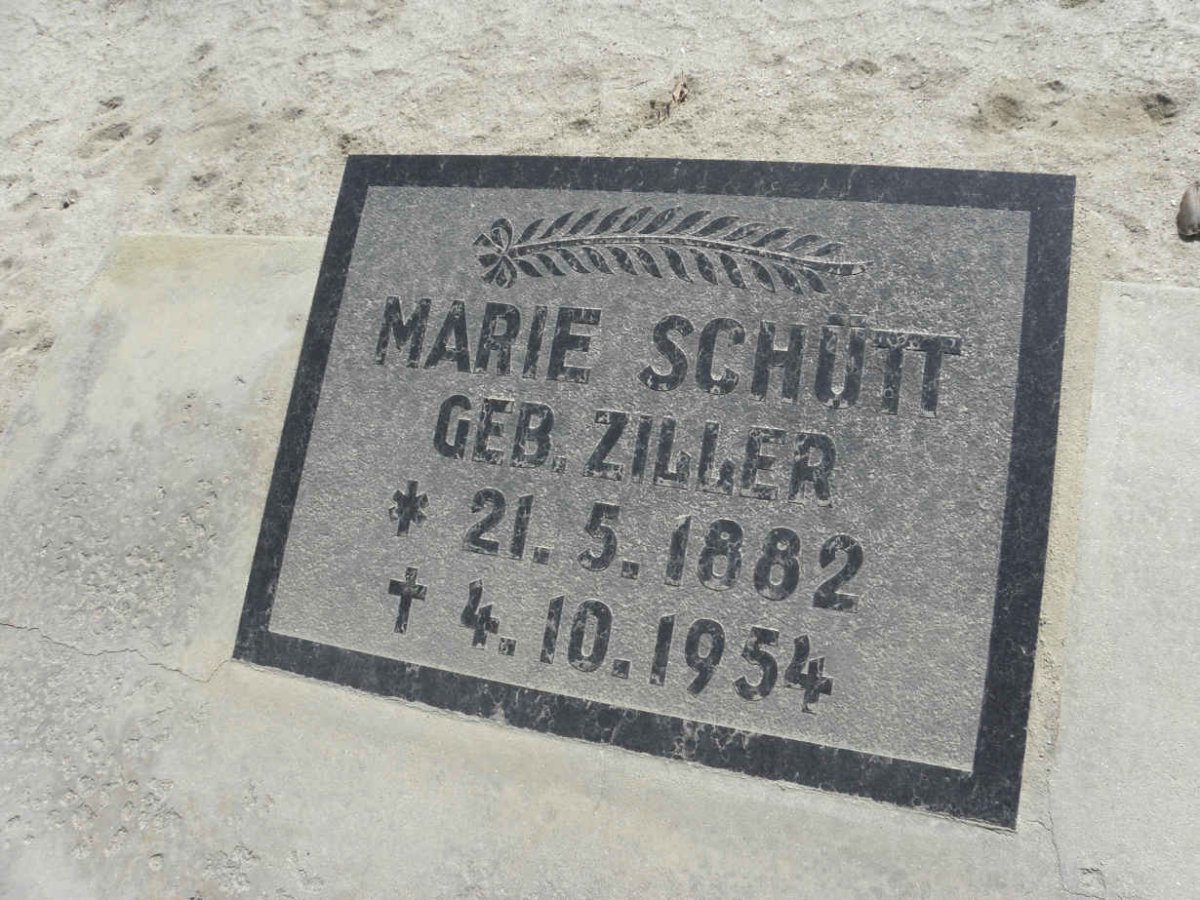 SCHÜTT Marie nee ZILLER 1882-1954