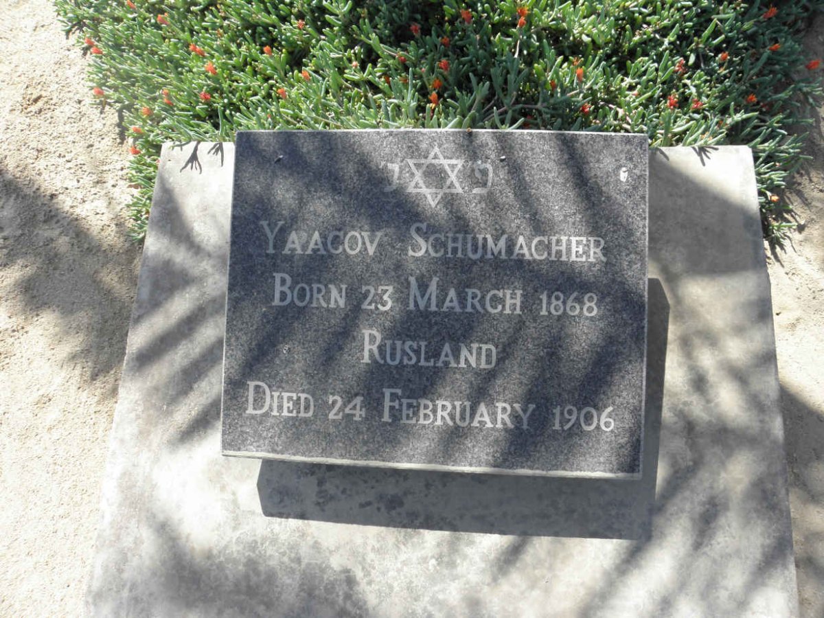 SCHUMACHER Yaacov 1868-1906