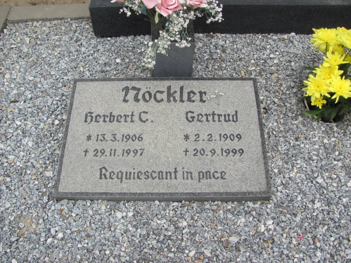 NÖCKLER Herbert C. 1906-1997 &amp; Gertrud 1909-1999