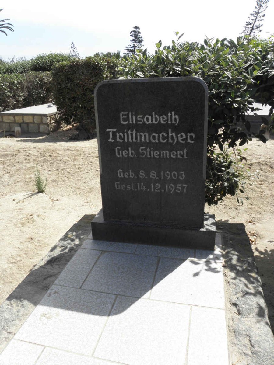 TRITTMACHER Elisabeth nee STIEMERT 1903-1957