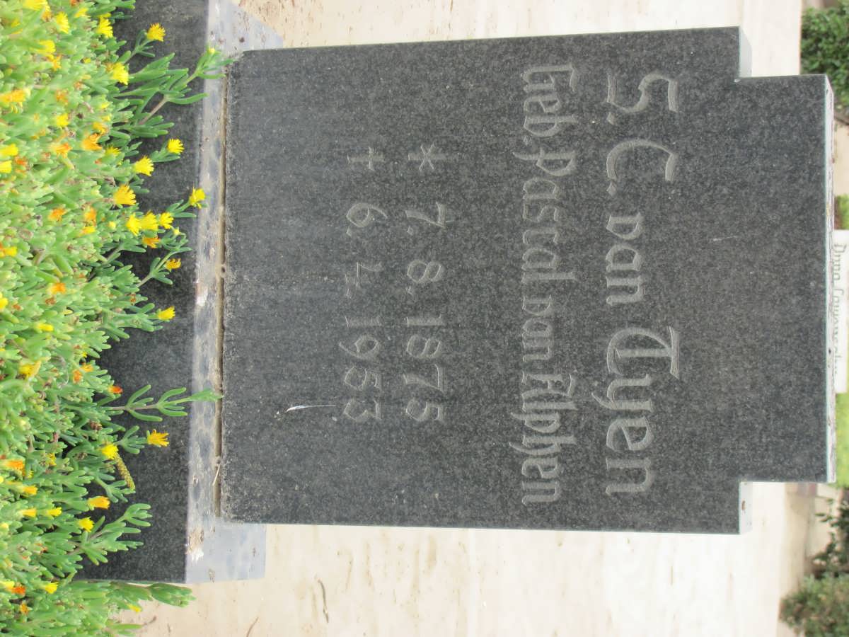 TYEN S.C., van 1875-1953