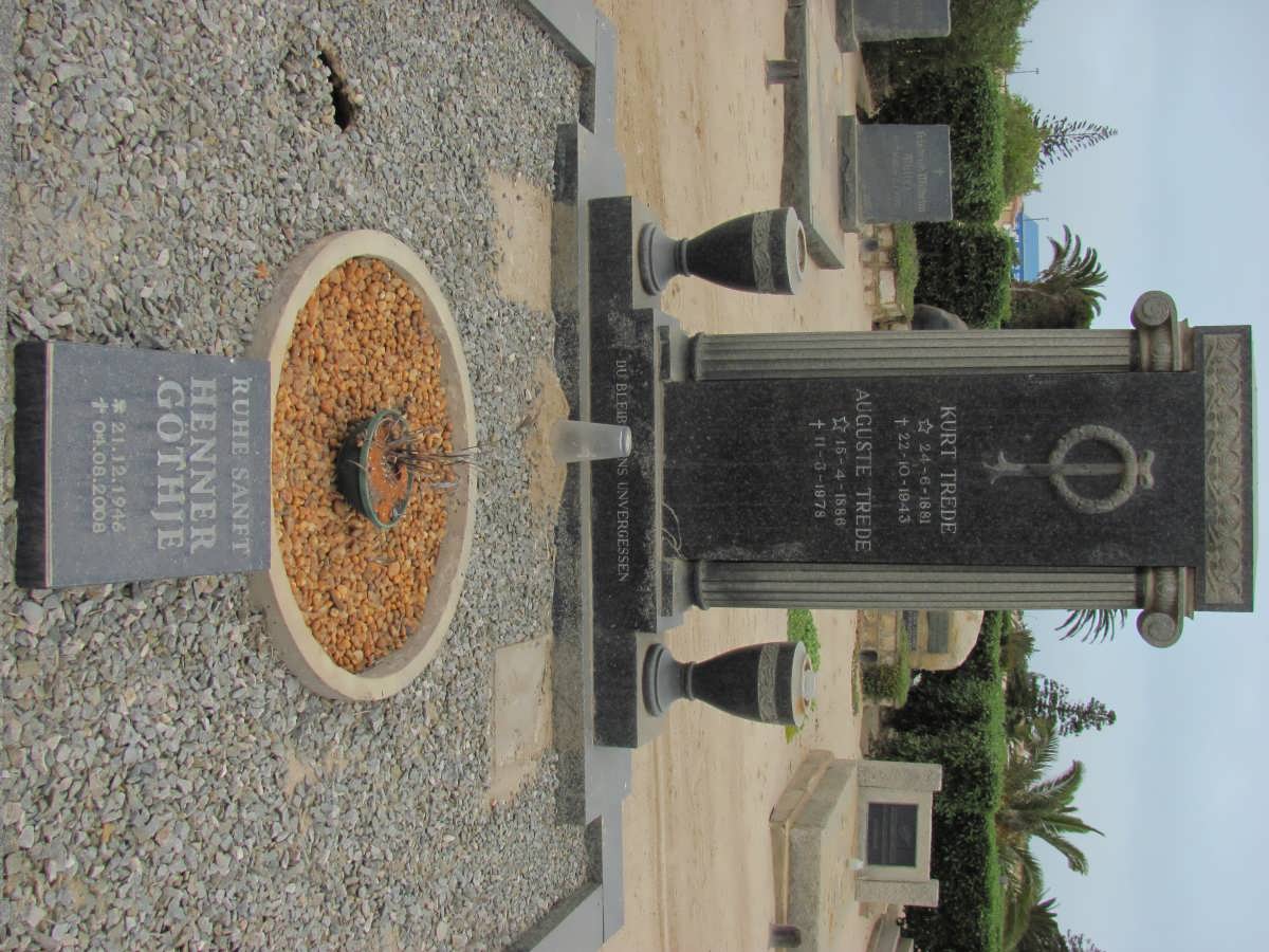 TREDE Kurt 1881-1943 &amp; Auguste 1886-1978 :: GÖTHJE Henner 1946-2008