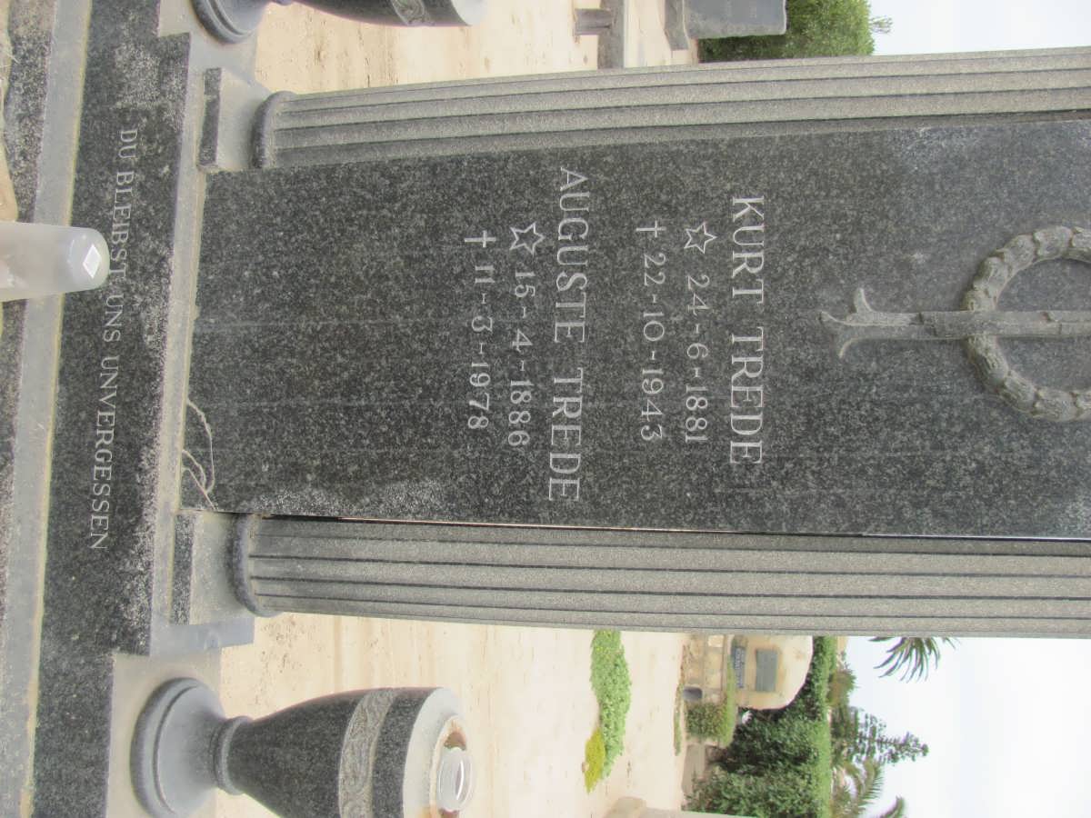 TREDE Kurt 1881-1943 &amp; Auguste 1886-1978