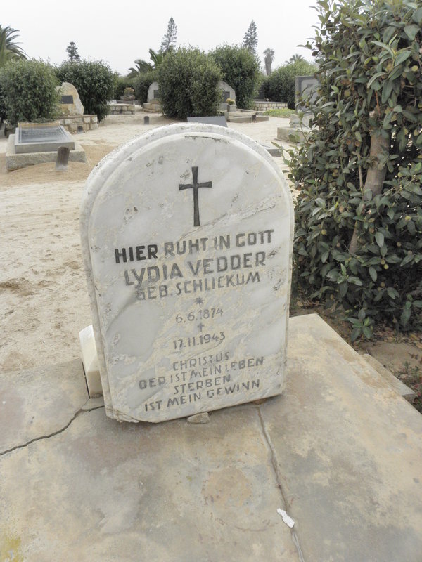 VEDDER Lydia nee SCHLICKUM 1874-1943