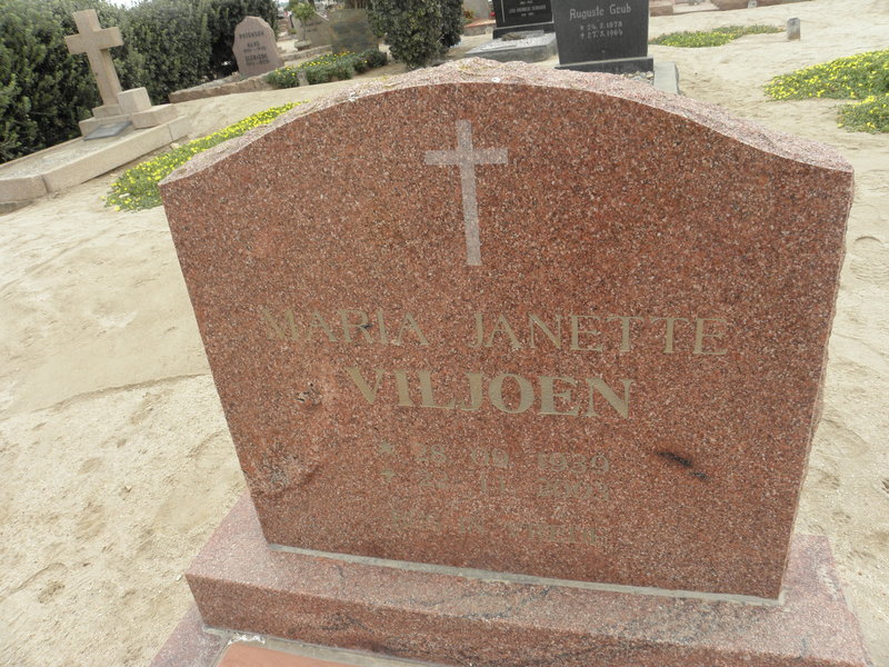 VILJOEN Maria Janet 1939-?