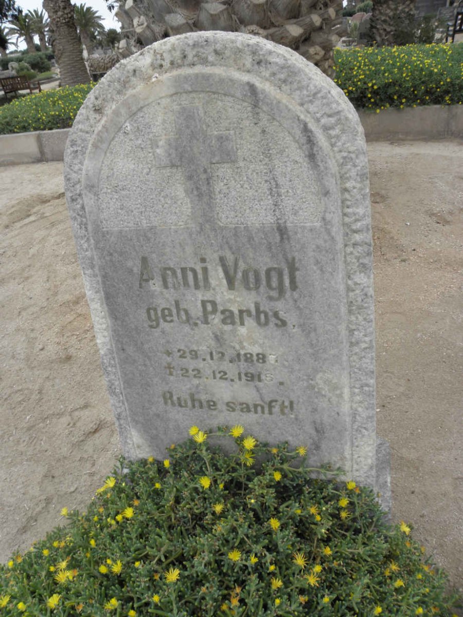 VOGT Anni nee PARBS 1887-1916