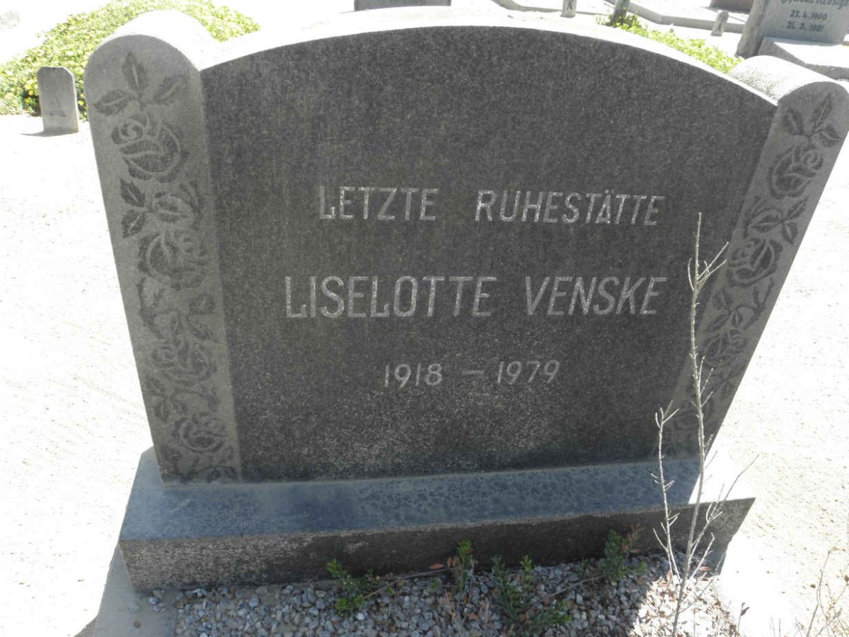 VENSKE Willi 1915-1998 &amp; Liselotte 1918-1979