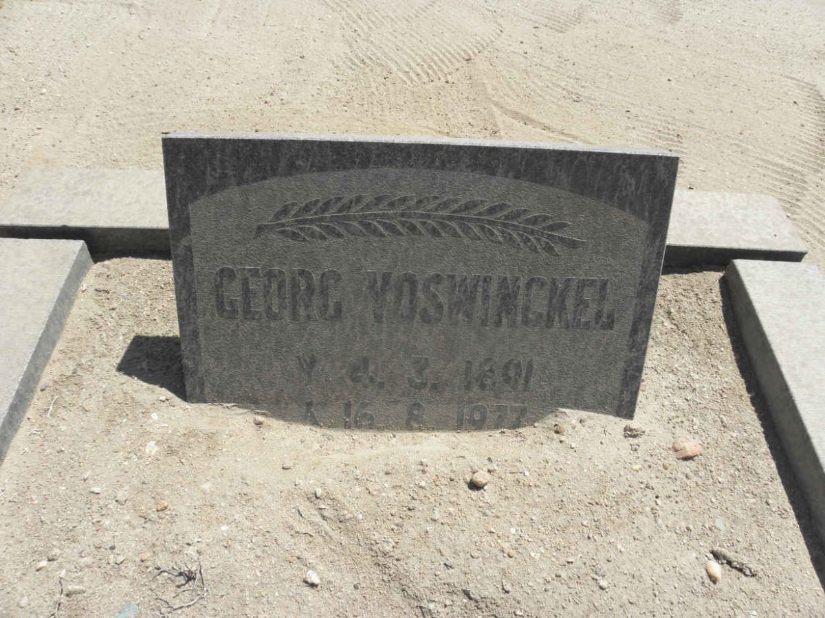 VOSWINCKEL Georg 1891-1977