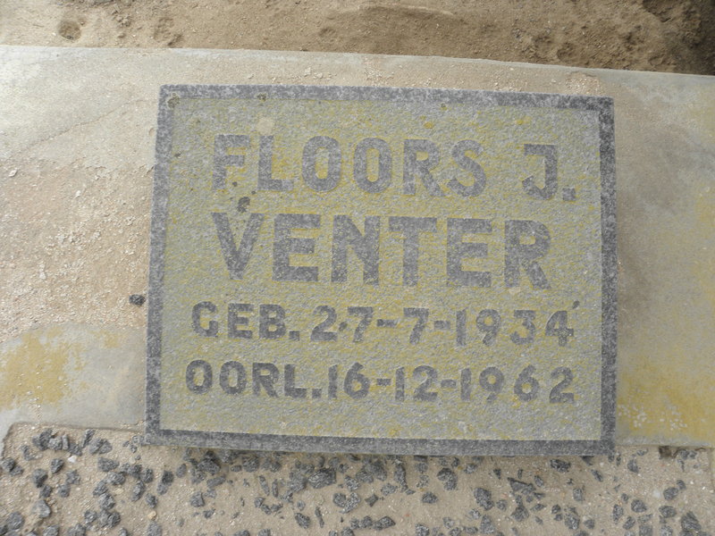 VENTER Floors J. 1934-1962