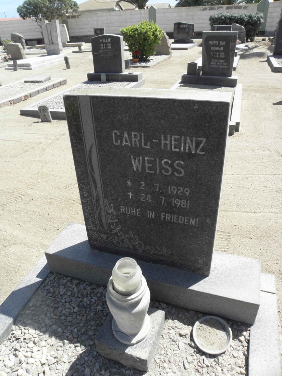 WEISS Carl-Heinz 1929-1981