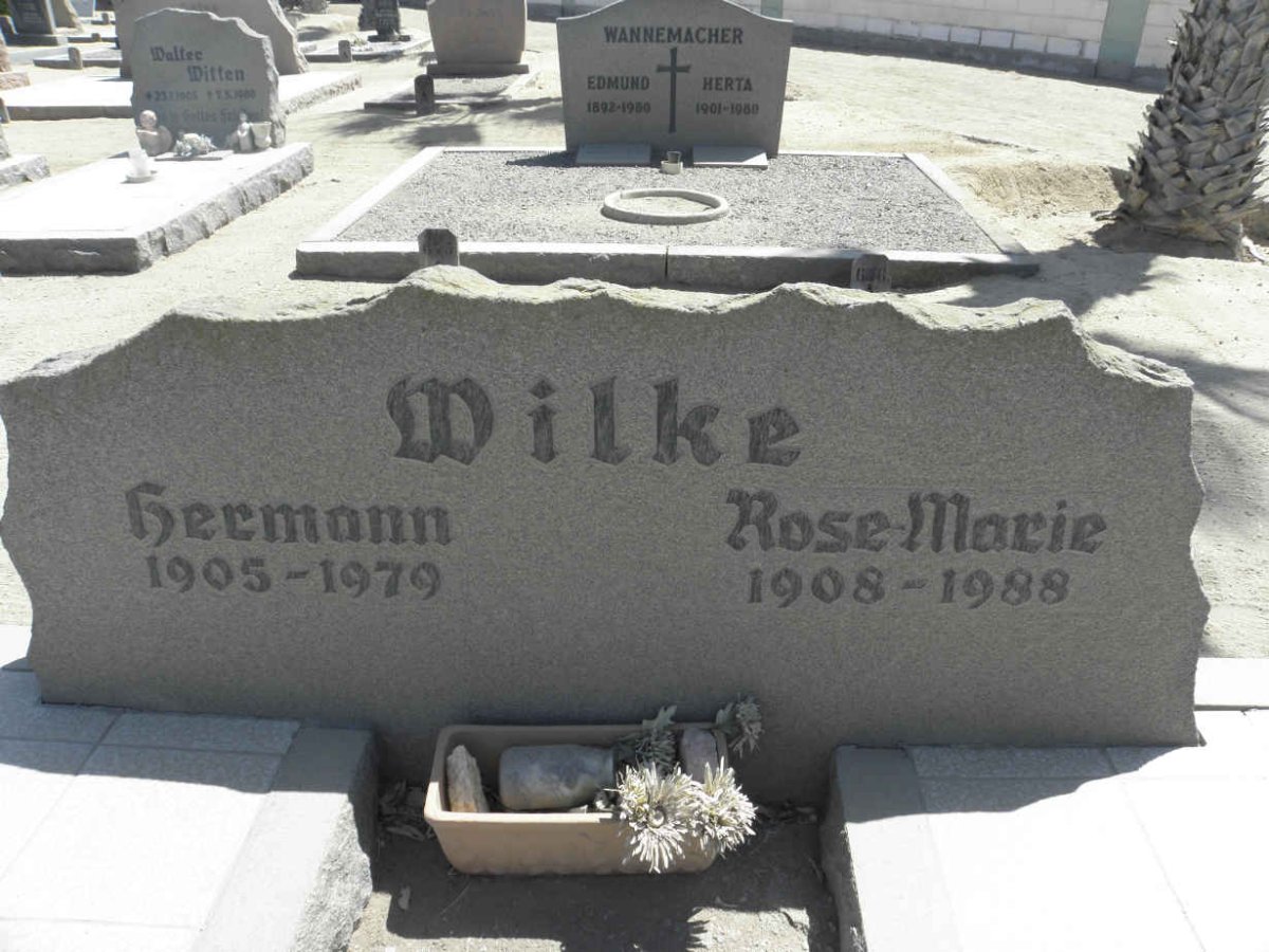 WILKE Hermann 1905-1979 &amp; Rose-Marie 1908-1988