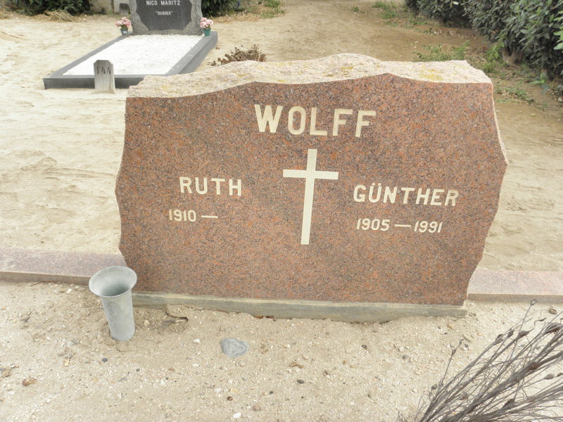WOLFF Günther 1905-1991 &amp; Ruth 1910-