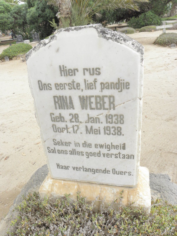 WEBER Rina 1938-1938