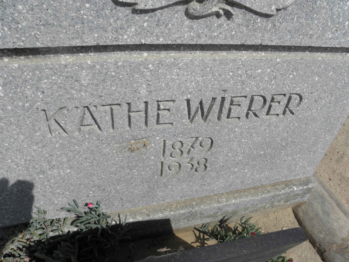 WIERER Kathe 1879-1938
