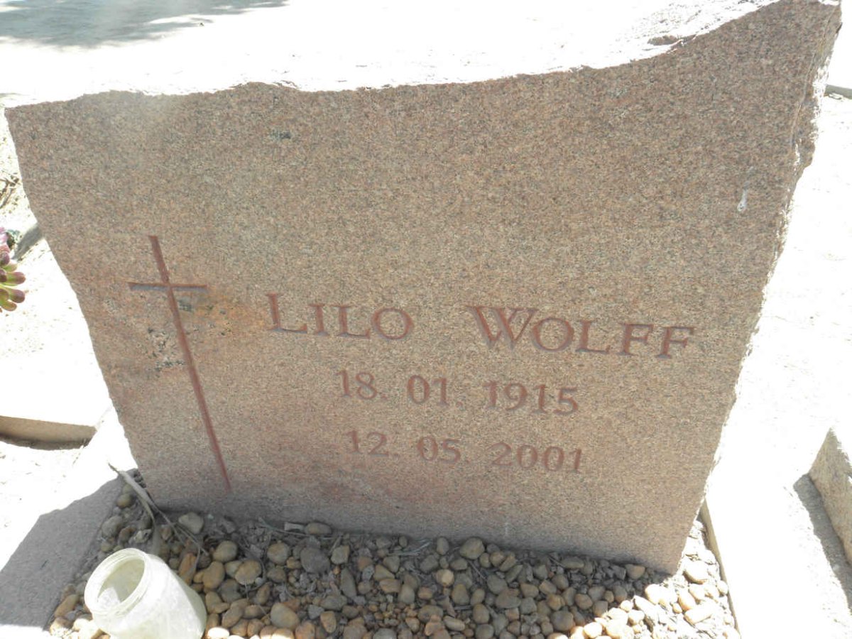 WOLFF Lilo 1915-2001