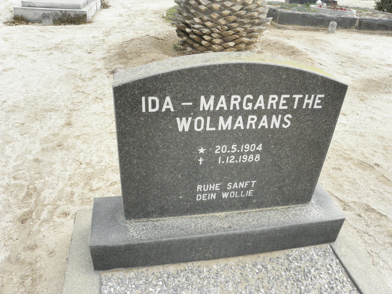 WOLMARANS Ida-Margarethe 1904-1988