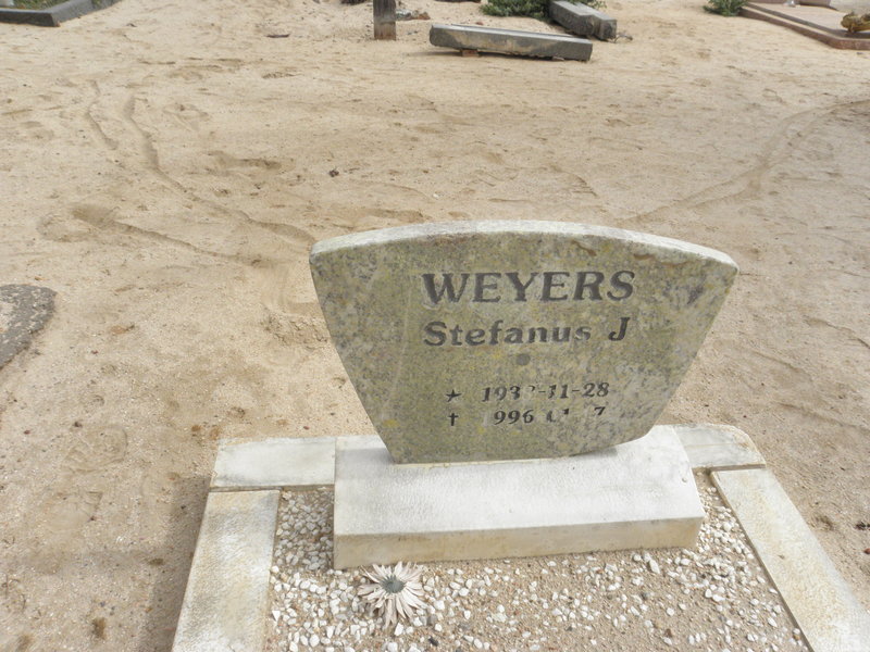 WEYERS Stefanus J. 1938-1996
