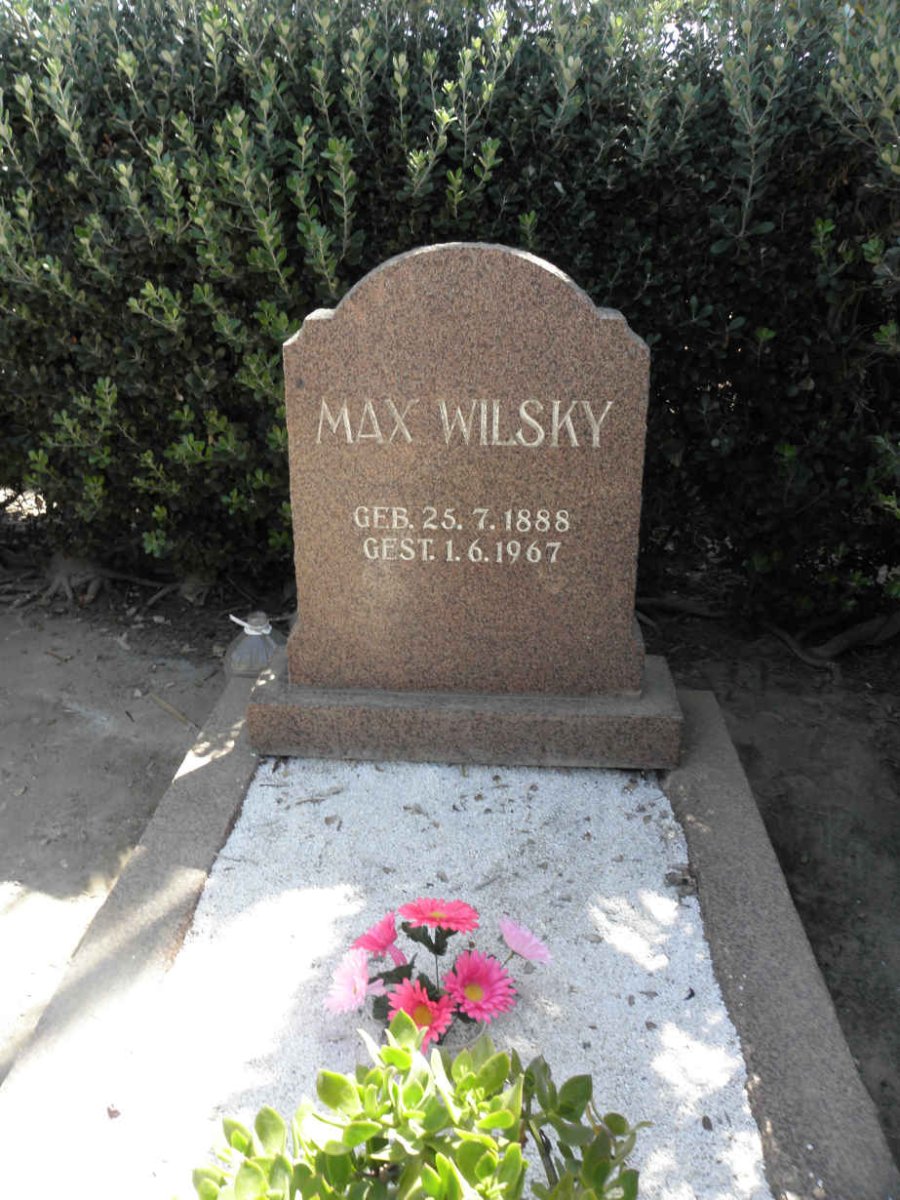 WILSKY Max 1888-1967 &amp; Emma 1888-1974 :: SCHOLL Edith 1913-1992