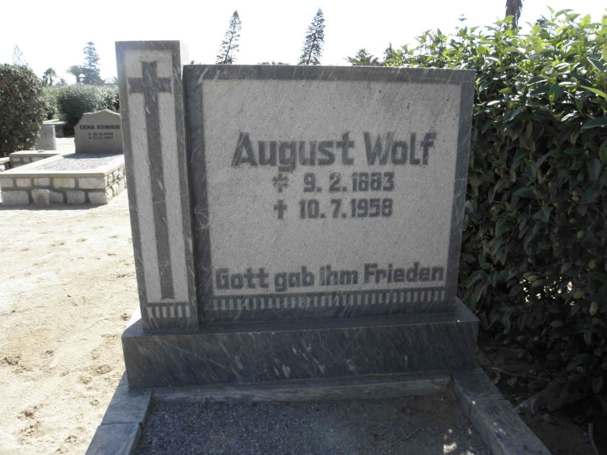 WOLF August 1883-1958 &amp; Sabine 1883-1950