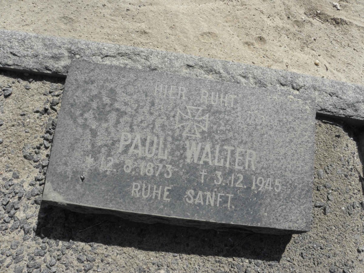 WALTER Paul 1873-1945