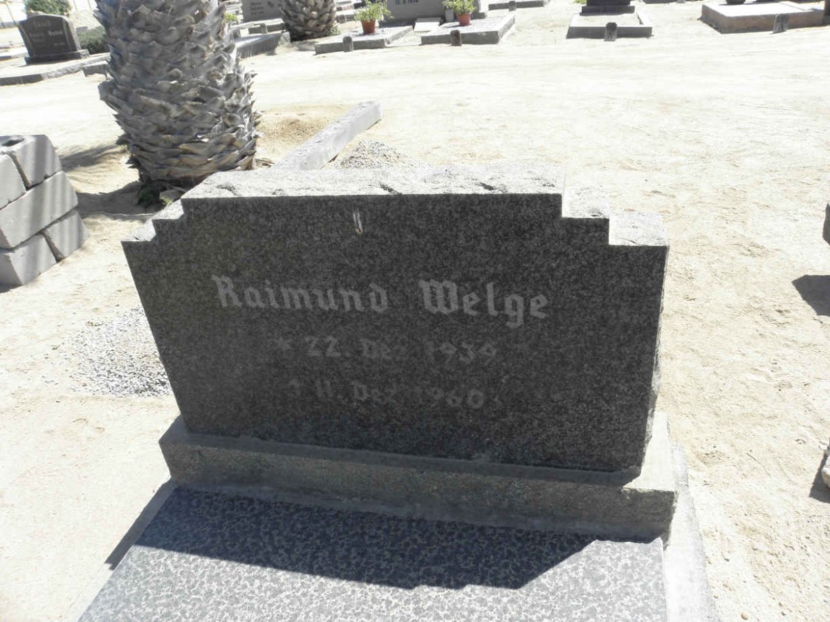WELGE Raimund 1939-1960