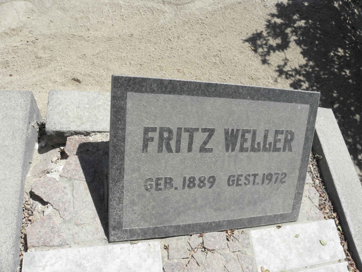 WELLER Fritz 1889-1972