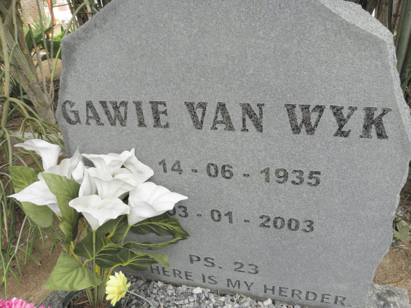 WYK Gawie, van 1935-2003