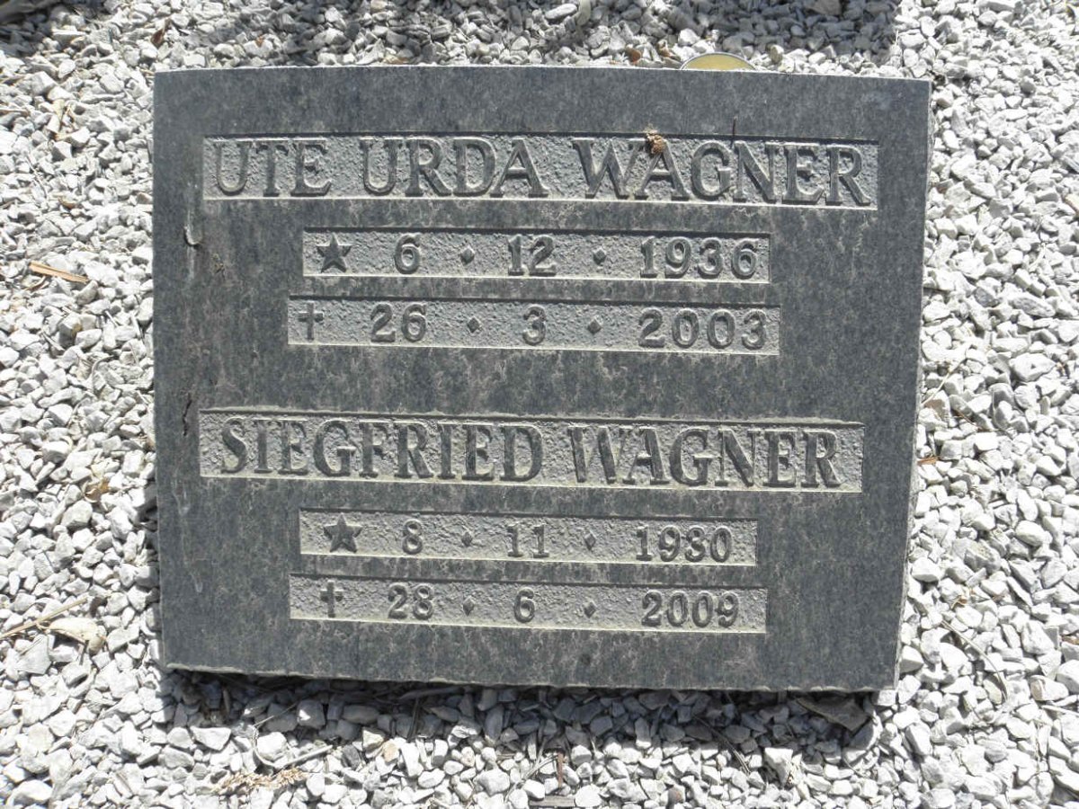 WAGNER Siegfried 1930-2009 &amp; Ute Urda 1936-2003