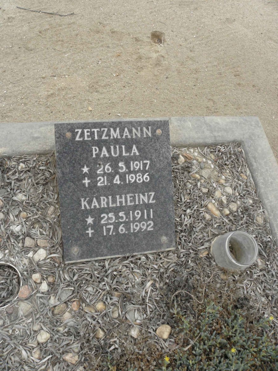ZETZMANN Karlheinz 1911-1992 &amp; Paula 1917-1986