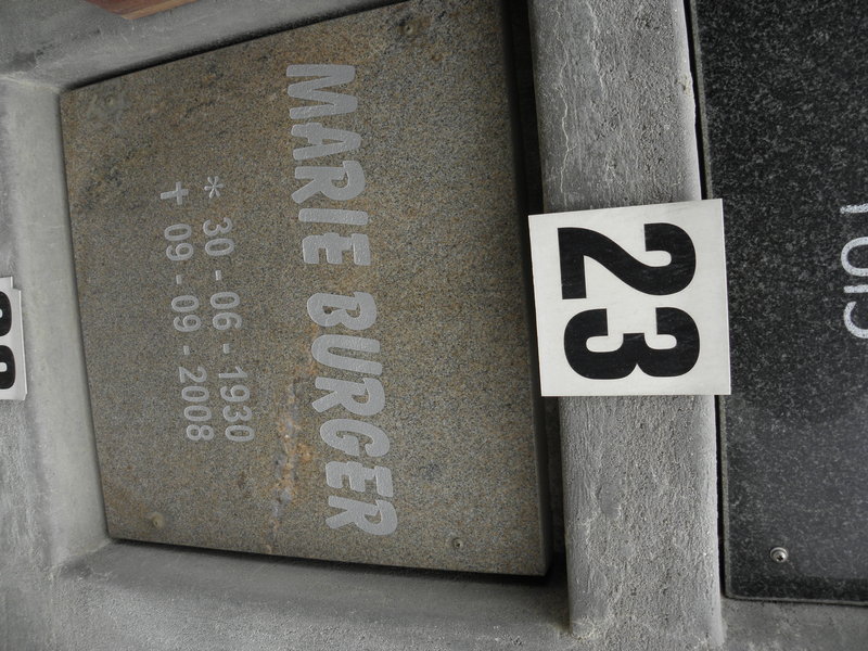 BURGER Marie 1930-2008