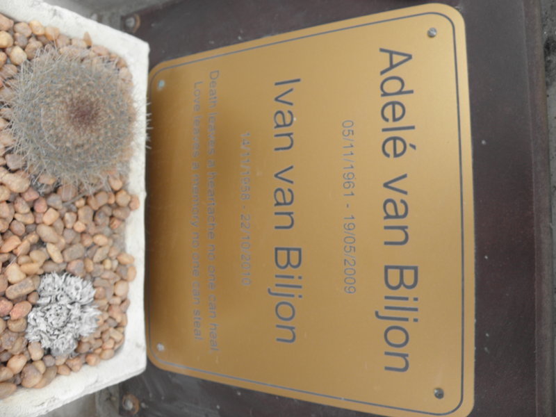 BILJON Ivan, van 1958-2010 &amp; Adelé 1961-2009