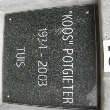 POTGIETER Koos 1934-2003