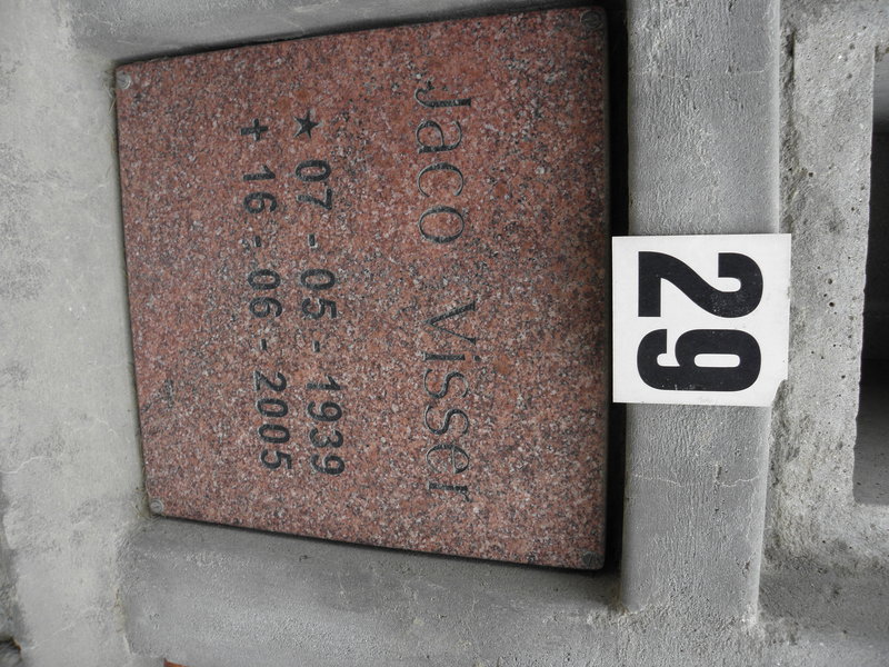 VISSER Jaco 1939-2005