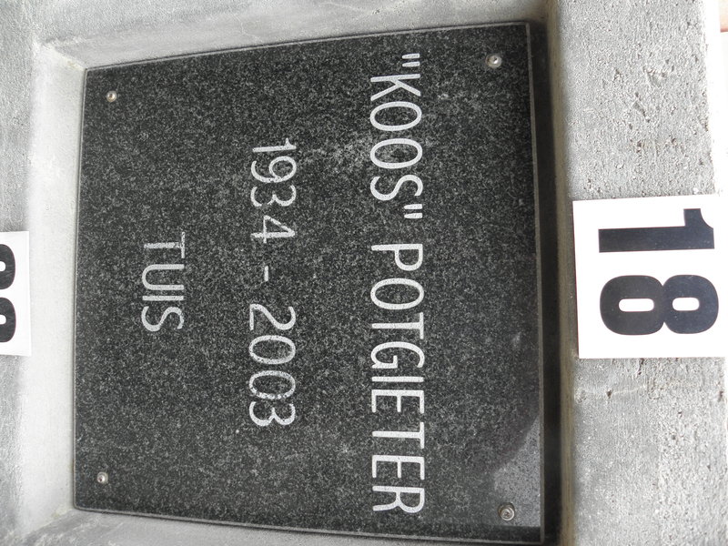 POTGIETER Koos 1934-2003