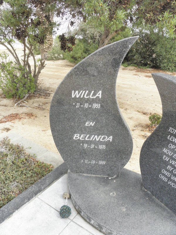 ? Willa 1953- &amp; Belinda 1976-1999