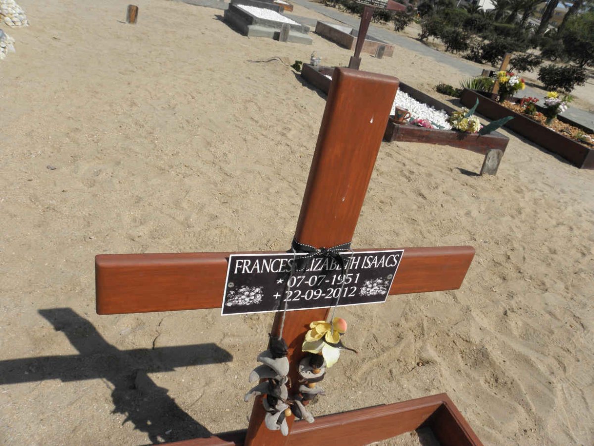 ISAACS Frances Elizabeth 1951-2012