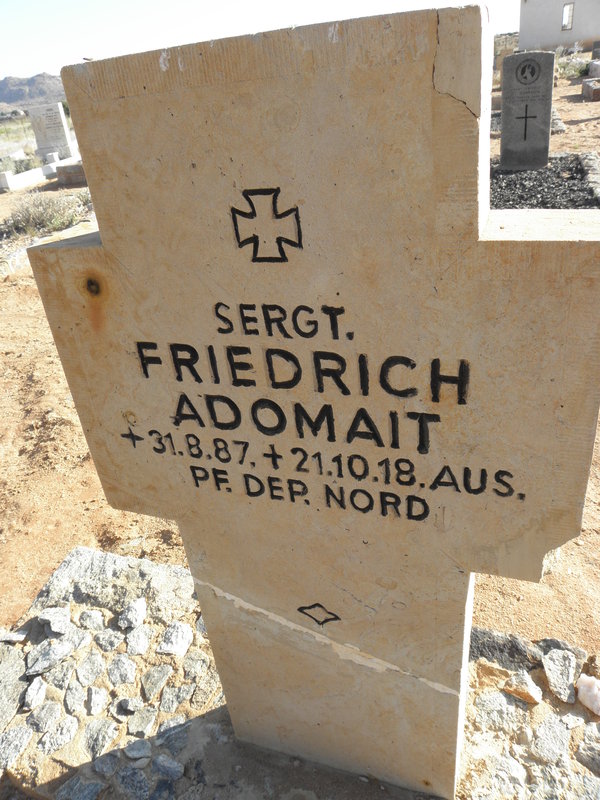 ADOMAIT Friedrich 1887-1918
