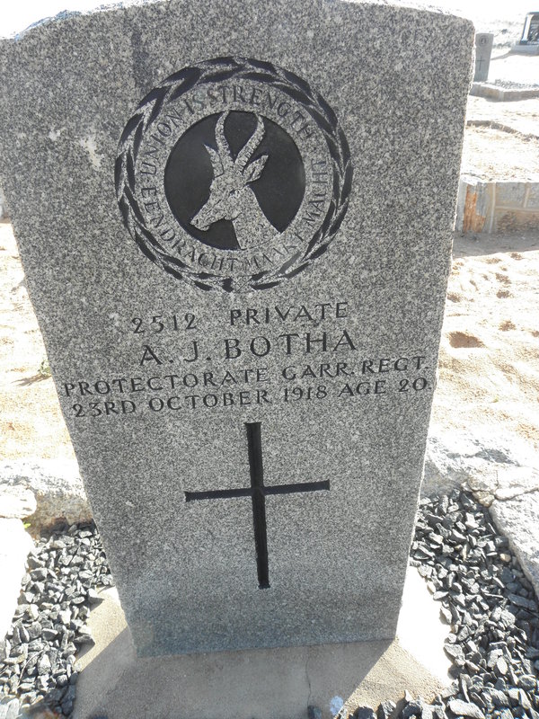 BOTHA A.J. -1918