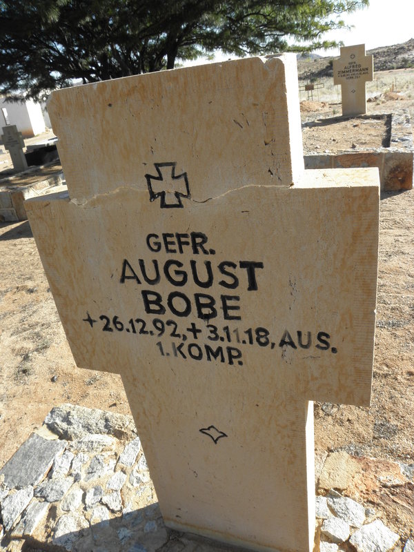 BOBE August 1892-1918