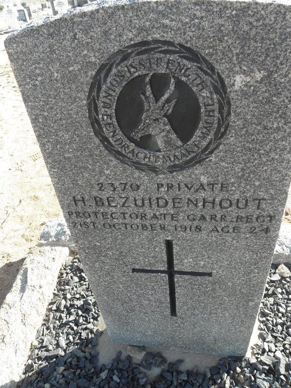 BEZUIDENHOUT H. -1918