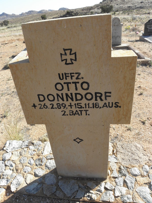 DONNDORF Otto 1889-1918