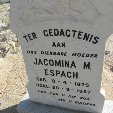 ESPACH Jacomina M. 1875-1957