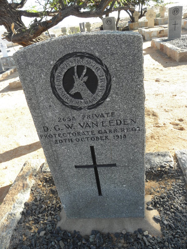 EEDEN D.G.W., van -1918