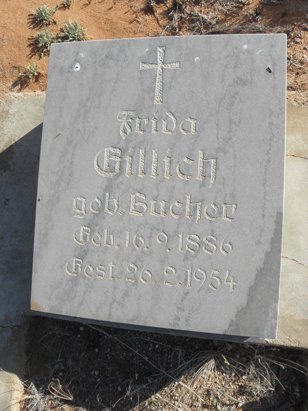 GILLICH Frida nee BUCHER 1886-1954