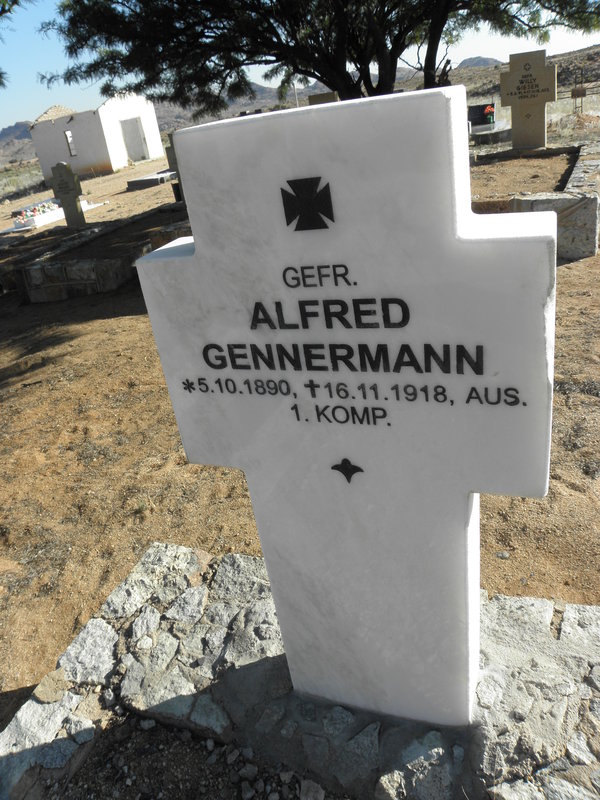 GENNERMANN Alfred 1890-1918