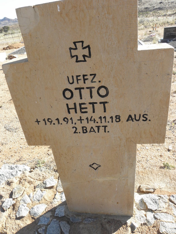 HETT Otto 1891-1918