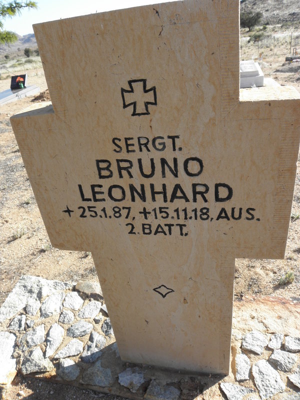 LEONHARD Bruno 1887-1918