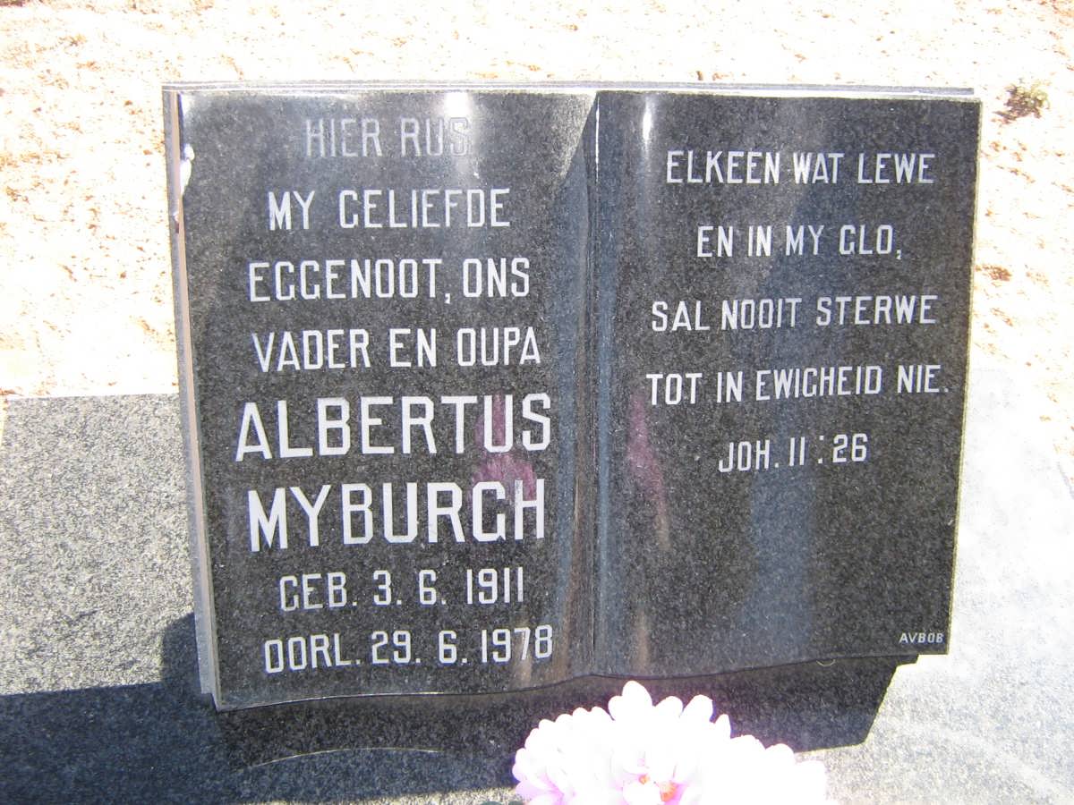 MYBURGH Albertus 1911-1978