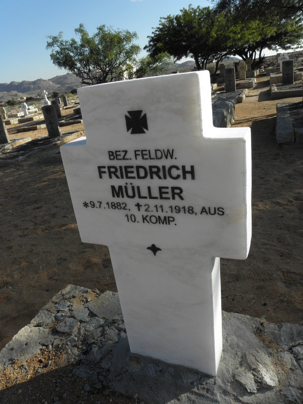MULLER Friedrich 1882-1918