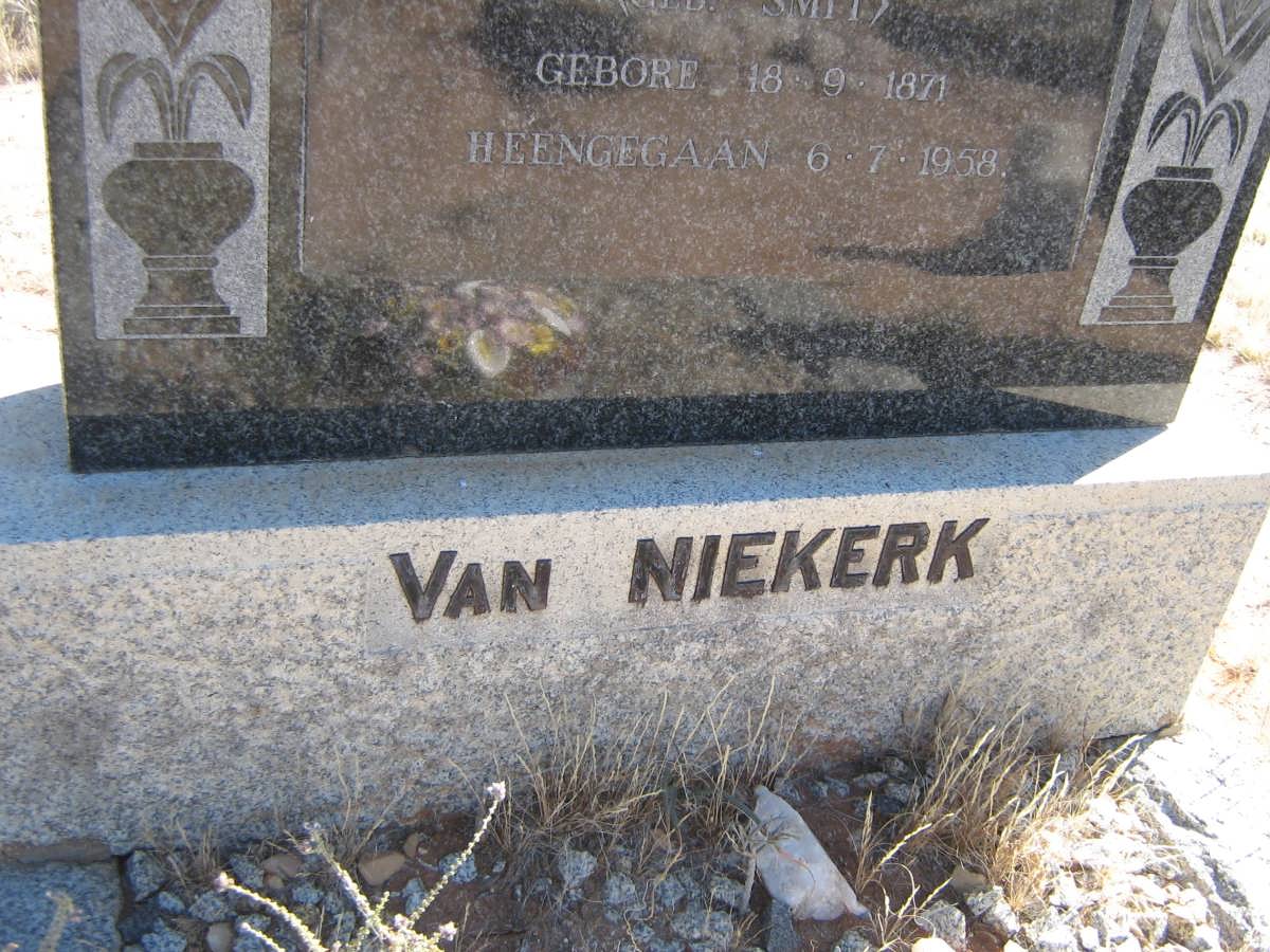 NIEKERK Hester Adriana Aletta, van nee SMIT 1871-1958